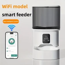Wifi Camera Smart Automatic Pets Feeder Video dry Food Dispenser Fountain Bowl