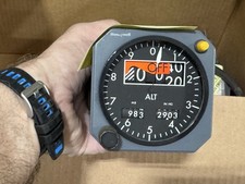 Good Working Condition Cessna Citation V Copilot Altimeter Yellow Tagged