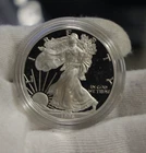1996 P US Proof Silver Eagle $1 Nice Coin Original Cap