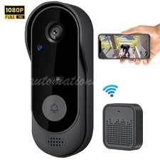 Smart Wireless WiFi Doorbell Camera Phone Door Ring Video Intercom Security Bell