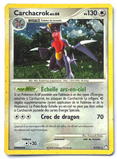 Carte Pokemon Carchacrok 9/123 HOLO Diamant Et Perle Trésors Mystérieux DP
