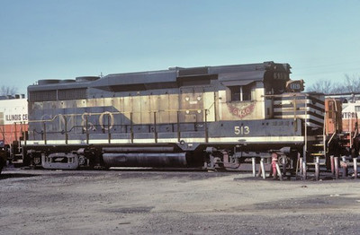 GM&O 513 @ JACKSON, TN_FEB 26, 1983 ORIGINAL ZUGFOLIE