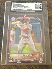 Sammy Stafura - 2025 Bowman Chrome 1st - Fuchsia Reptilian /199 - CGC Certified