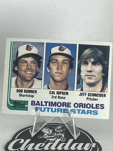1982 Topps Cal Ripken Jr./Bob Bonner/Jeff Schneider RC #21 Baltimore Orioles