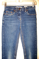 MINI BODEN JOHNNIE B JEANS BOYS SZ 9Y X 23" MEDIUM WASH STRETCH STRAIGHT LEG EUC