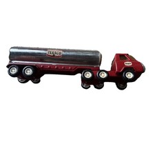 Vtg Buddy L Texaco Tanker Truck Metal 60s