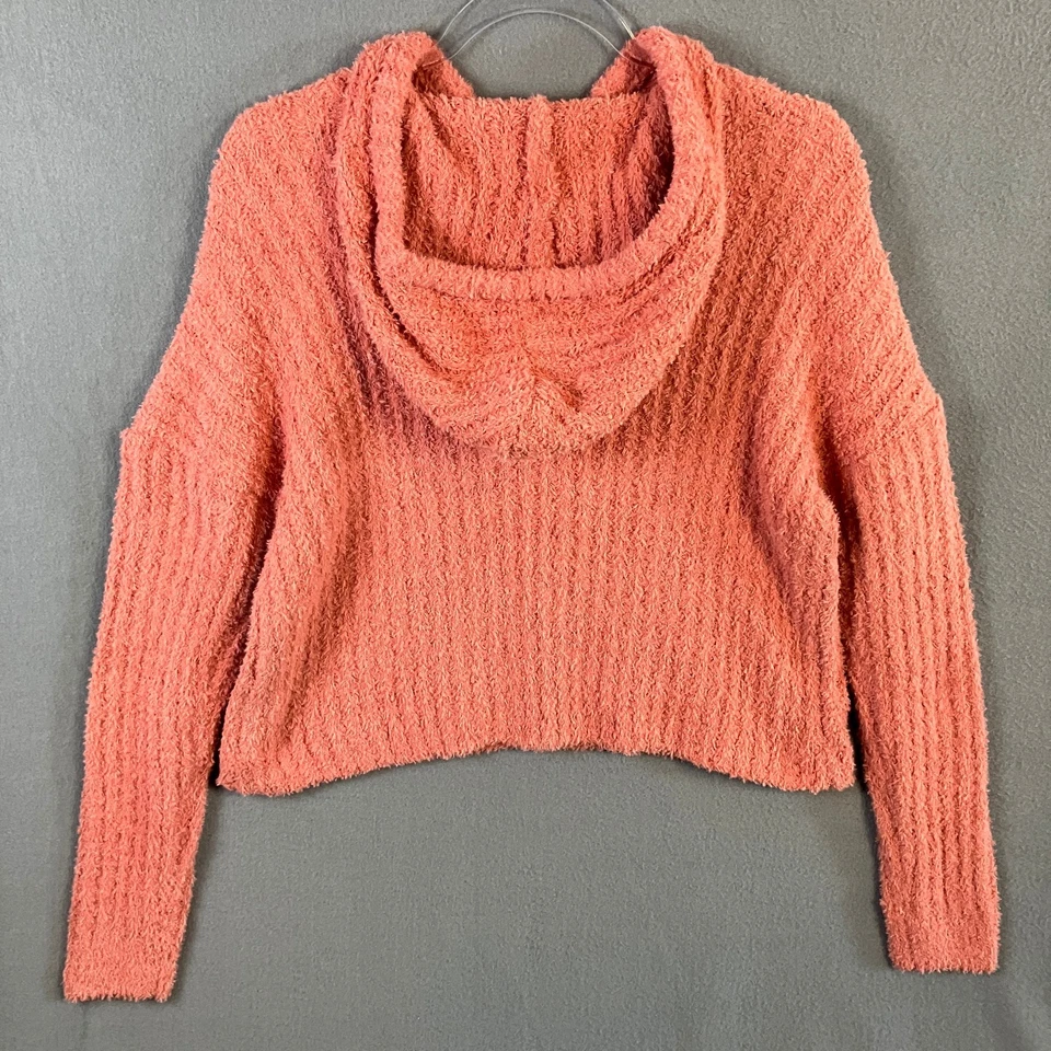 Sudadera con capucha acanalada de peluche So para mujer talla S malva nueva con etiquetas Foto 2 de 4