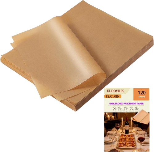 4x4 Inch Baking Parchment Paper 400 Sheets/Pack Non-Stick Food-Grade Unbleached - Picture 8 of 10