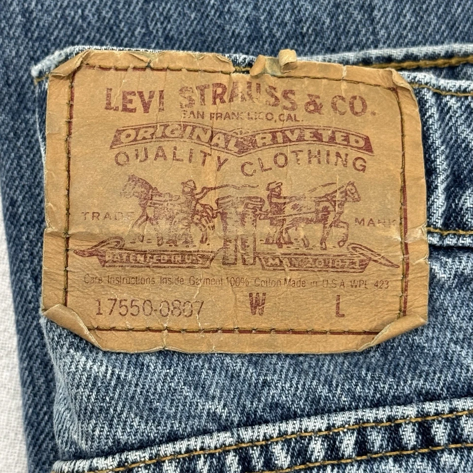 VTG 90s Levi's 550 Made In USA Relaxed Tapered High Rise Mom Jeans Women’s 11M - Image 2 of 4
