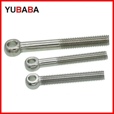 5/2/1PCS GB798 304 Stainless Steel Ring Link Bolt Fisheye Eye Slip Hole Screw M6