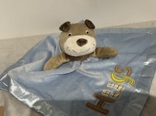 NWT Carter's Blue Dog "HUGS" Security Blanket/Lovey/Rattle