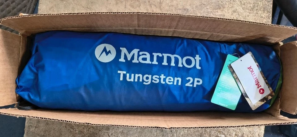Marmot Tungsten 2P 2 Person Tent w/ Footprint Color Foliage/Dark Azure Free Ship - Image 4 of 4
