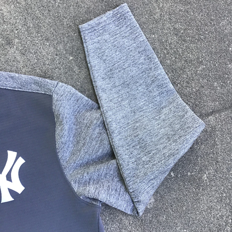 Majestic ThermaBase NY New York Yankees Tech Vellón Térmico Crew Hombres Pequeño Foto 4 de 4