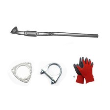 Vorderrohr Rohr +Anbausatz für Opel Corsa C 1.2i/1.4i +Meriva A 1.4i/1.4LPG