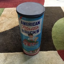 Haslam American Plastic Bricks Set No. 725 Vintage Building Kit plus Extras