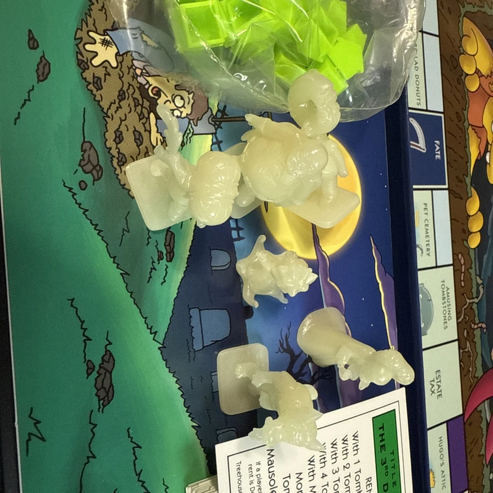 Hasbro Monopoly Simpsons Tree House of Horrors Edición Coleccionista - Completo  Foto 4 de 4