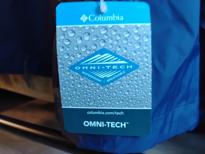 L Columbia Men's Omni-Tech Waterproof Jacket