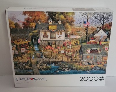 Charles Wysocki Olde Buck's Country 2000 PC Puzzle Buffalo Games NIB