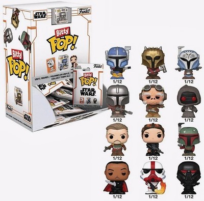 Funko Bitty PoP! Star Wars The Mandalorian - 12 Mystery Minis Figures Blind Bag