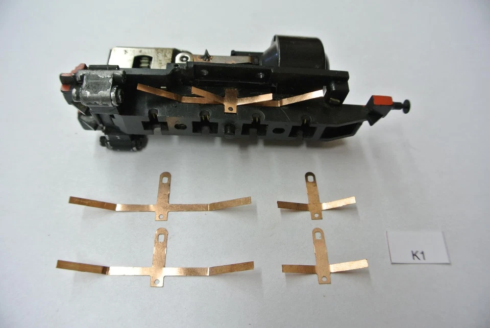 MARKENLOS Kontakte Radschleifer Stromabnehmer KaModel für BR 81, BR 92 BTTB (K1,A,B)