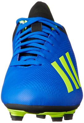 adidas X 18.4 FG Men\'s Soccer Cleats Blue/Black/Yellow DA9336 Size 8 adidas X 18.4 FG Men main image 4