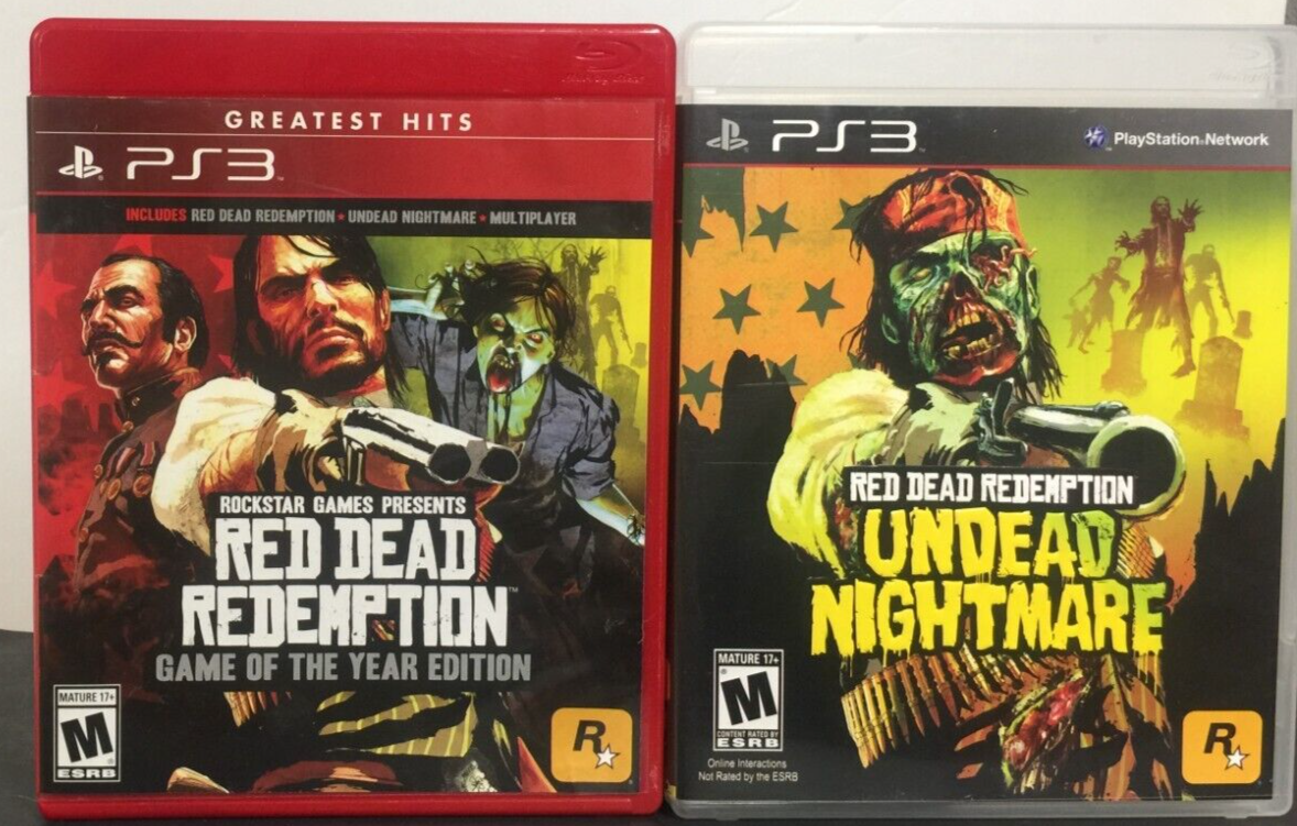 Red Dead Redemption +Red Dead Redemption Undead Nightmare PS3 | eBay