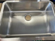 Elkay 25-1/2" Single Basin 18-Gauge Stainless Steel Kitchen Sink