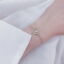 miniature 3 - Silver Star Moon Zircon Bracelet Chain Bangle Women Wedding Xmas Jewelry Hot