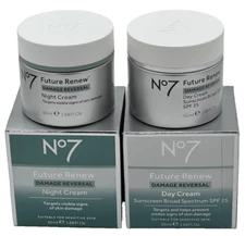 No 7 Future Renew Damage Reversal 1 Day and 1 Night Cream 1.7 oz Sensitive Skin