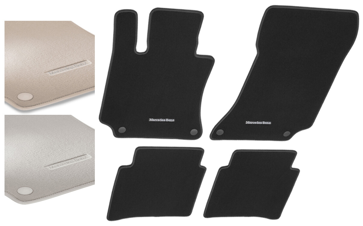 MercedesBenz Genuine OEM Carpet Floor Mats 2010 to 2016 EClass Sedan