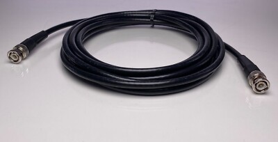 RG58 12ft Coaxial Cable with BNC Male to BNC Male Connectors 50 Ohm