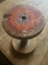 Vintage/Antique Wooden Spool/Sewing/Paint-Chipped/Nostalgic