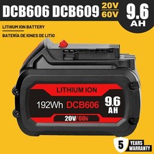 For DEWALT DCB609 20V/60V MAX FLEXVOLT 9.6Ah Lithium-ion Battery DCB609-2 DCB606
