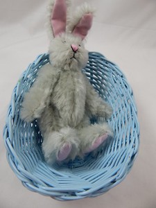 World Of Miniature Bears Dollhouse Miniature 5" Easter Bunny Rabbit #5070-GB