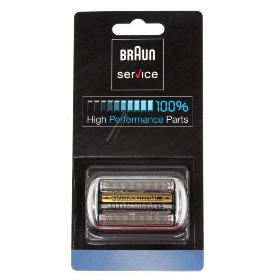 BRAUN 92S Testina Argento con Lamina Coltelli Rasoio Elettrico Serie 9 5790 5791 - Immagine 3 di 4
