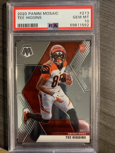 Tee Higgins #213 2020 Panini Mosaic card