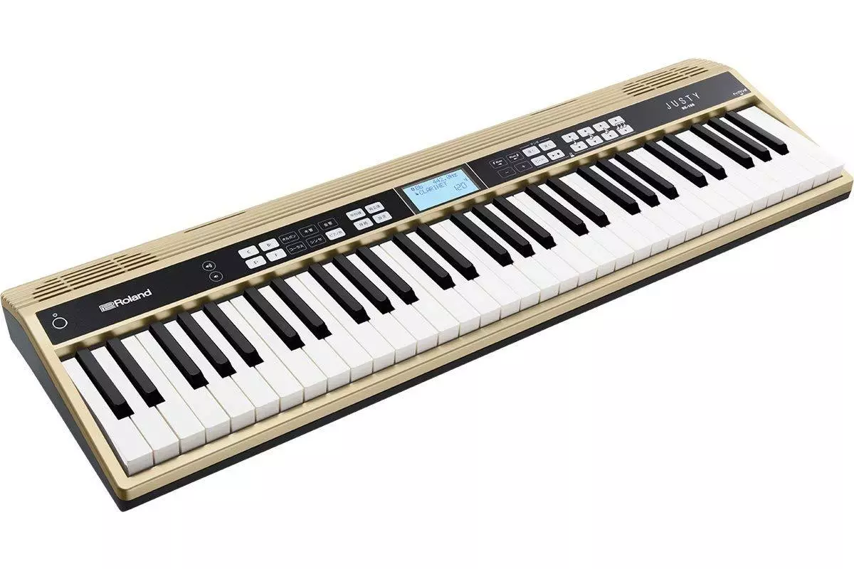 ROLAND JUSTY HK-100 Harmony & Rhythm Practice Electric Keyboard EMS w/ Tracking