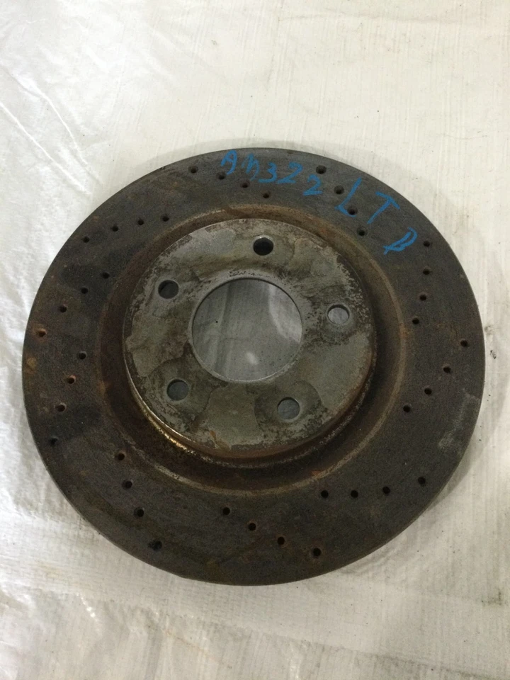 Disco rotor de freio dianteiro esquerdo Nissan Rogue 2015 fabricante de equipamento original - Imagem 3 de 4