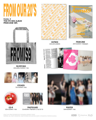 FROMIS_9 FROM OUR 20S COMEBACK ALBUM PHOTOCARD OFFICIAL POB ALL