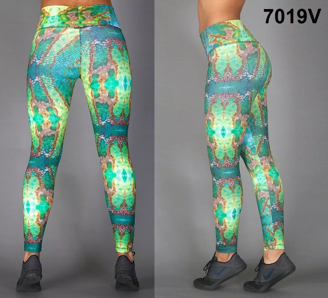 Leggins Verdes Deportivas Ropa Deportiva De Moda Licras para Mujeres