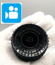   VIDEO    Near MINT   Genuine Nikon F Rear Lens Cap Nippon Kogaku KK From JAPAN