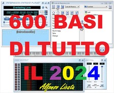 BASI KARAOKE MIDI DI TUTTO IL  2024 - N. 600 BASI PER VANBASCO ED ALTRI SOFTWARE