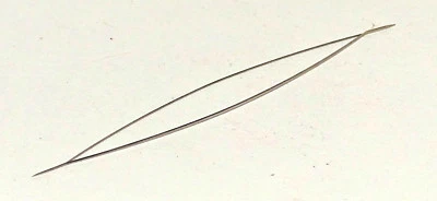 Big eye Nadel Perlennadel 4,5 / 5,5 / 7,5 / 11,5 cm Nadelstärke 0,25 mm