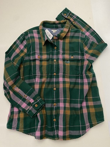 New LL Bean 1912 OverShirt L/S Shirt Jacket Heavy Cotton Women’s Plus 2X NWT