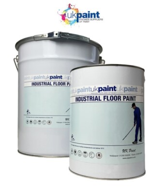UK PAINT - Polyurethan Bodenfarbe - 20L - dunkelblau
