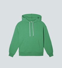 NWT Everlane Womens Sweatshirt XS The Track Organic Cotton Popover Hoodie Green