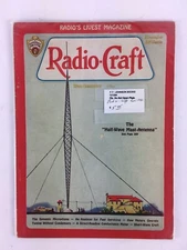 November Radio Craft Hugo Gernsback Magazine The Half Wave Mast Antenna