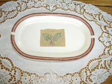 PFALTZGRAFF  Christmas Holiday Spice Oval Plate Dish ~ 5 1/4" x 8 1/2 ~
