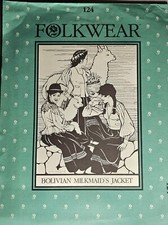 Folkwear Bolivian Milkmaid's Dress 124 Size 8-14 VINTAGE 1982 Unused-F3