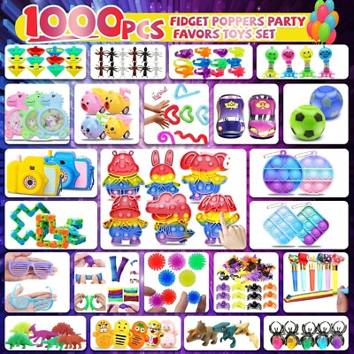 1000+ PCS Kids Fidget Toy Assortment - Perfect Party Favors